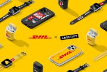 新的CASETiFY技术配件合作实验室系列庆祝DHL成立50周年