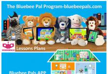 带有伴侣应用程序的Bluebee Pals交互式毛绒学习工具
