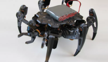 RaspberryPi零六足机器人爬行到生命中