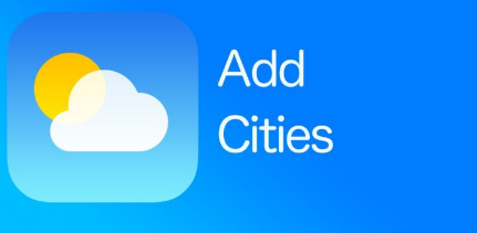 如何在iPhone上的天气应用中添加更多城市