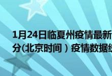 1月24日临夏州疫情最新消息-临夏州截至1月24日23时30分(北京时间）疫情数据统计