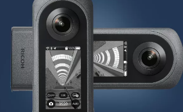 RicohThetaX是一款袖珍360度相机用于创建身临其境的虚拟旅游