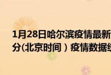 1月28日哈尔滨疫情最新消息-哈尔滨截至1月28日09时15分(北京时间）疫情数据统计