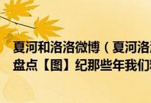 夏河和洛洛微博（夏河洛洛情史及微博分手撕逼大战过程全盘点【图】纪那些年我们粉过的gay吧CP）