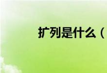 扩列是什么（扩列是什么意思）