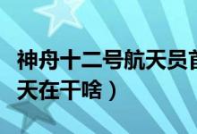 神舟十二号航天员首次天地通话（航天员这两天在干啥）