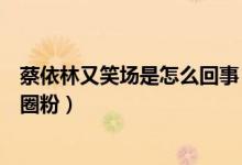 蔡依林又笑场是怎么回事(蔡依林演唱会笑场瞬间反应成功圈粉)