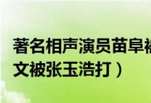 著名相声演员苗阜被打什么情况（苗阜深夜发文被张玉浩打）
