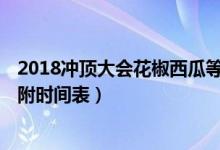 2018冲顶大会花椒西瓜等app直播答题活动时间什么时候（附时间表）