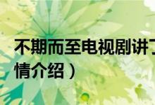 不期而至电视剧讲了什么（不期而至电视剧剧情介绍）