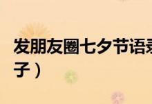 发朋友圈七夕节语录（七夕发朋友圈的经典句子）