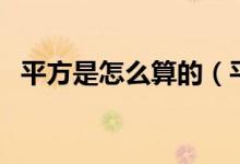 平方是怎么算的（平方面积如何正确计算）