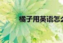 橘子用英语怎么说（橘子的英语）