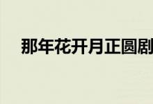 那年花开月正圆剧情（电视剧内容介绍）