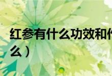 红参有什么功效和作用(红参功效和作用有什么)
