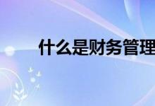 什么是财务管理（财务管理的含义）