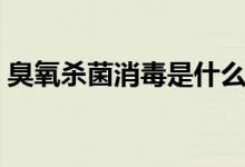 臭氧杀菌消毒是什么(什么是臭氧杀菌消毒)