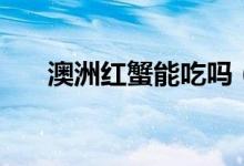 澳洲红蟹能吃吗（澳洲红蟹是否能吃）
