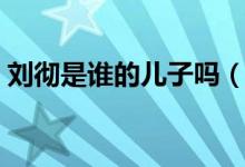 刘彻是谁的儿子吗（汉武帝刘彻的父亲是谁）