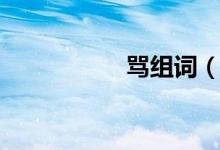 骂组词（骂怎么组词）