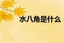 水八角是什么（水八角简单介绍）