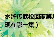 水浒传武松回家第几集（在新水浒传中武松出现在哪一集）