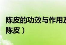 陈皮的功效与作用及食用方法（哪些人不能吃陈皮）