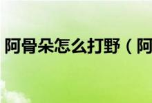 阿骨朵怎么打野（阿骨朵输出打野玩法介绍）