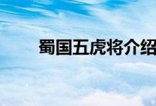 蜀国五虎将介绍（这里有具体介绍）