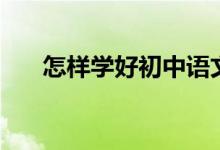 怎样学好初中语文（初中语文怎么学）