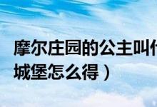 摩尔庄园的公主叫什么名字（摩尔庄园公主小城堡怎么得）