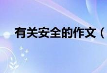 有关安全的作文（有关安全的作文范文）
