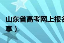 山东省高考网上报名流程（两点内容与大家分享）