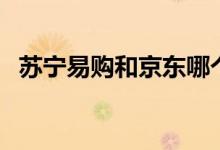 苏宁易购和京东哪个更靠谱（一起来看看）