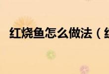 红烧鱼怎么做法（红烧鱼块家常做法分享）