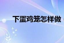下蛋鸡笼怎样做（下蛋鸡笼做的方法）