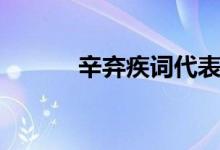 辛弃疾词代表作（辛弃疾介绍）