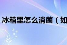 冰箱里怎么消菌（如何简单消除冰箱的细菌）