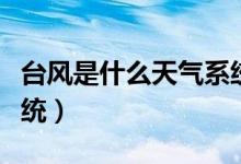 台风是什么天气系统（台风是属于什么天气系统）