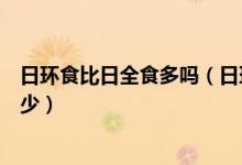 日环食比日全食多吗（日环食为什么比日全食出现的机率要少）
