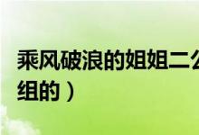 乘风破浪的姐姐二公表演歌曲（二公是如何分组的）