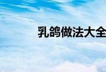 乳鸽做法大全（最家常的做法）