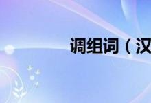 调组词（汉字调怎么组词）