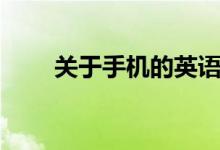 关于手机的英语作文（是怎么写的）