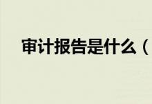 审计报告是什么（审计报告每年要做吗）