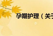 孕期护理（关于孕期护理的介绍）