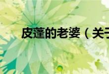 皮蓬的老婆（关于皮蓬的老婆的介绍）
