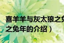 喜羊羊与灰太狼之兔年（关于喜羊羊与灰太狼之兔年的介绍）