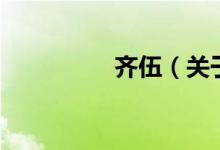 齐伍（关于齐伍的介绍）