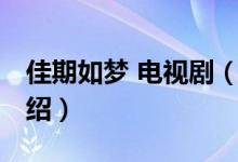 佳期如梦 电视剧（关于佳期如梦 电视剧的介绍）